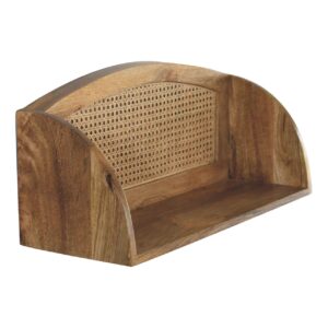 Mensta Rattan Wall-Mounted Shelf – Natural & Stylish Storage