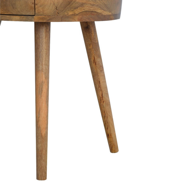 mensta Nordic Style Circular Bedside Table – Minimalist Design - Image 6
